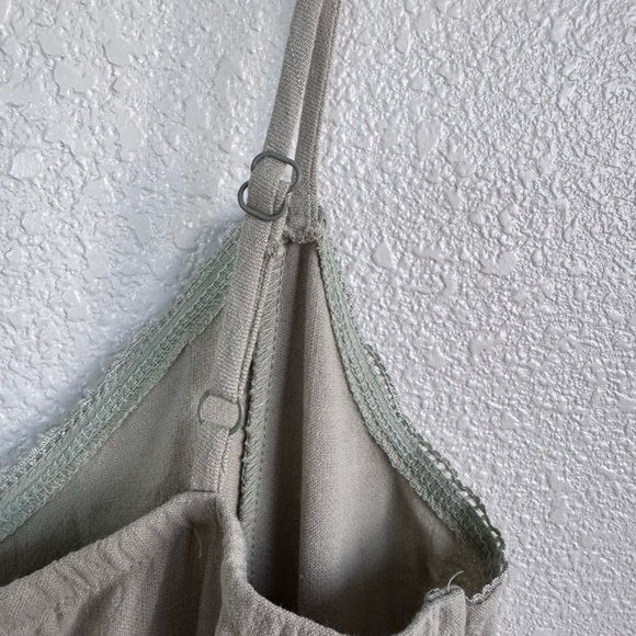 Altar'd State Sage Green Midi Cutout Dress - Picture 8 of 10